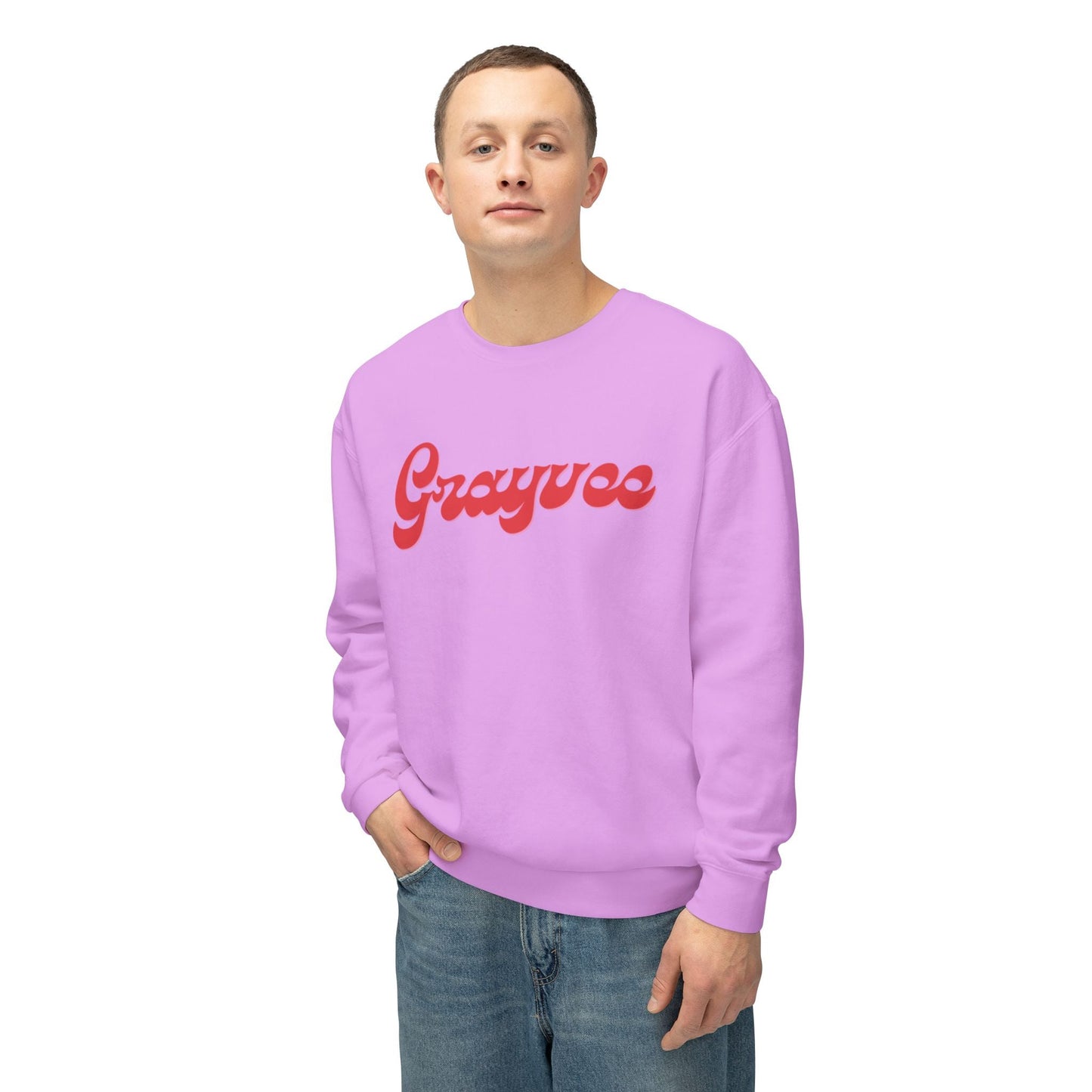 Unisex Lightweight Crewneck Sweatshirt "Grayvee"