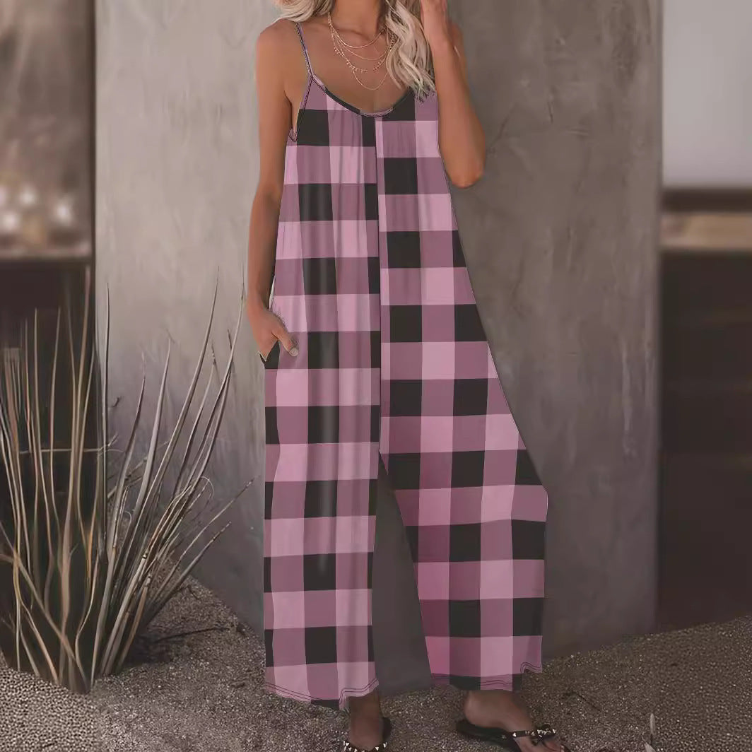 Slip-in Casual Sling Jumpsuit Women