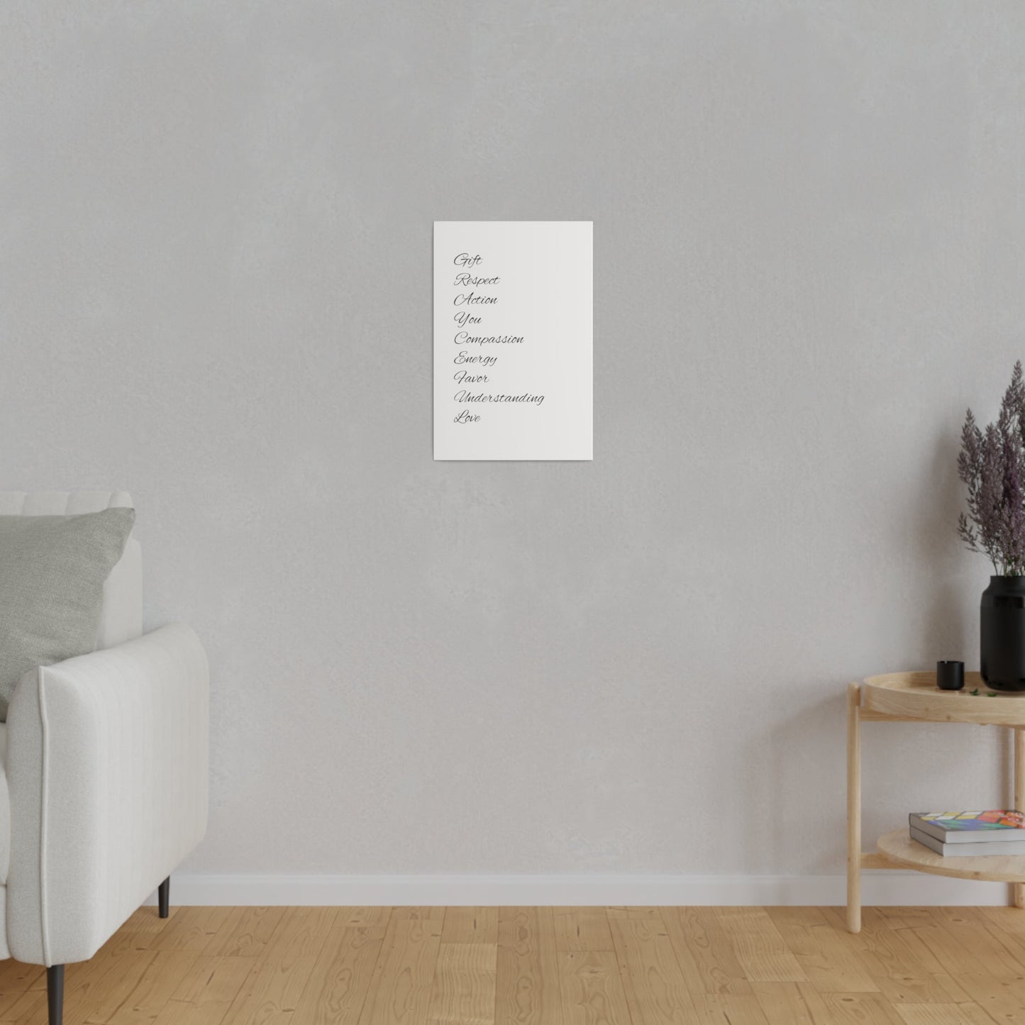 Matte Canvas, Stretched, 0.75"