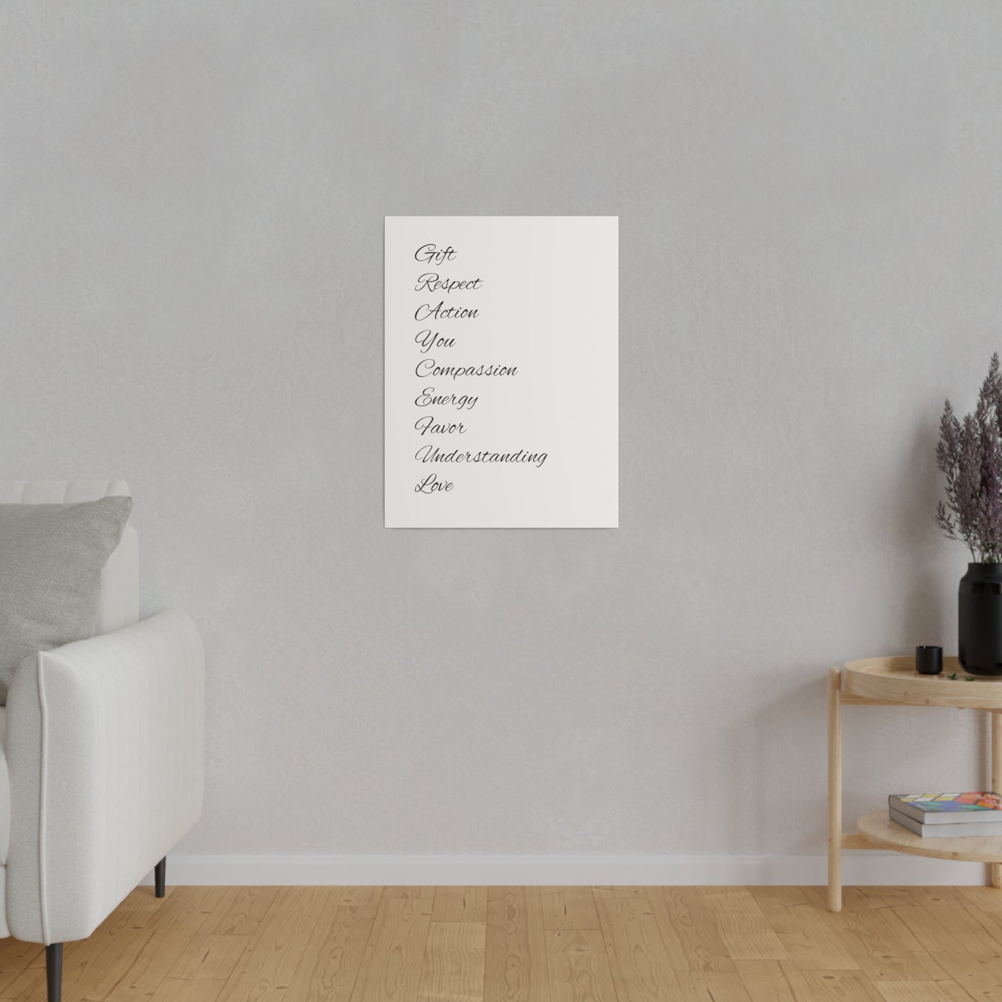 Matte Canvas, Stretched, 0.75"