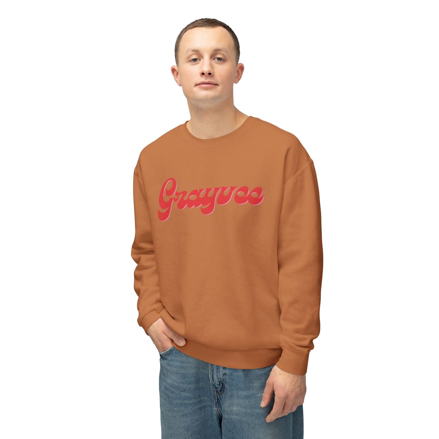 Unisex Lightweight Crewneck Sweatshirt "Grayvee"