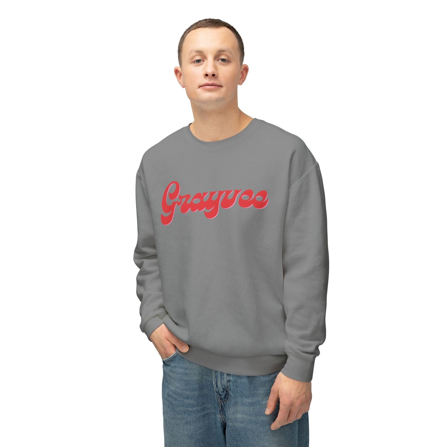 Unisex Lightweight Crewneck Sweatshirt "Grayvee"
