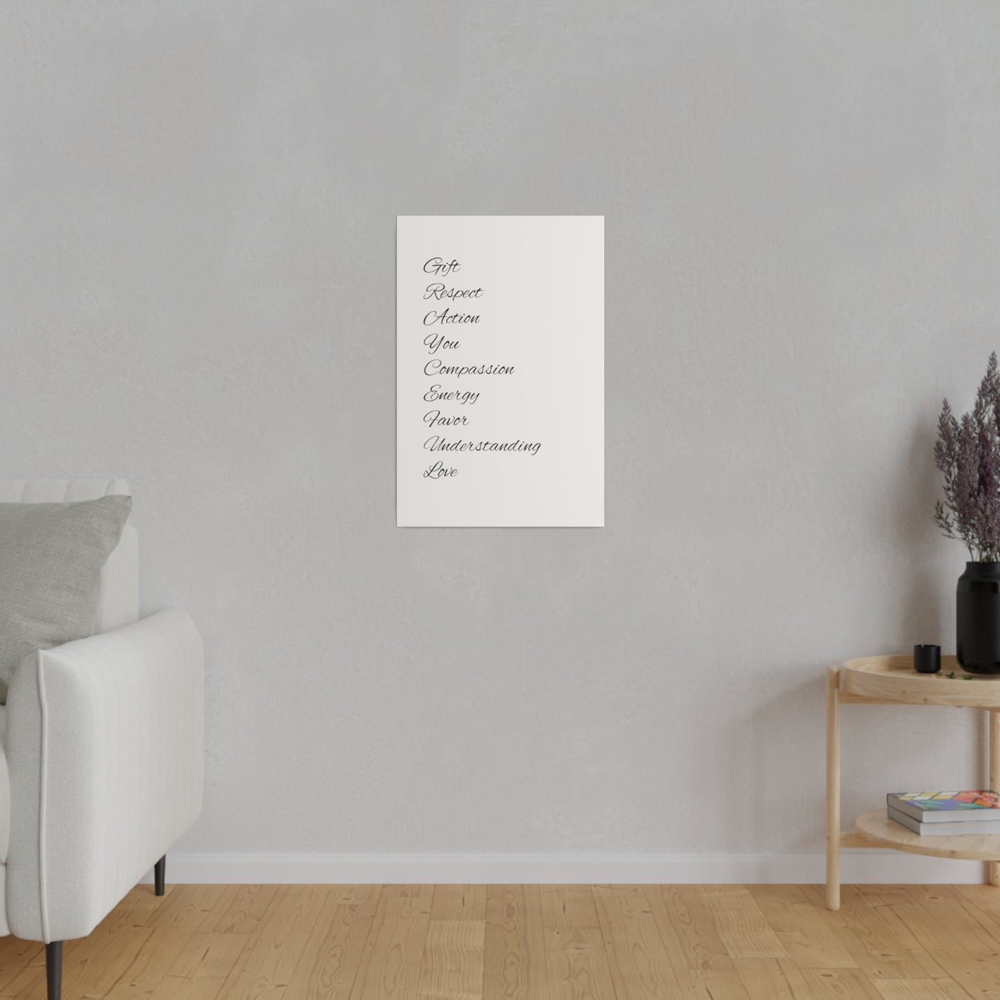 Matte Canvas, Stretched, 0.75"