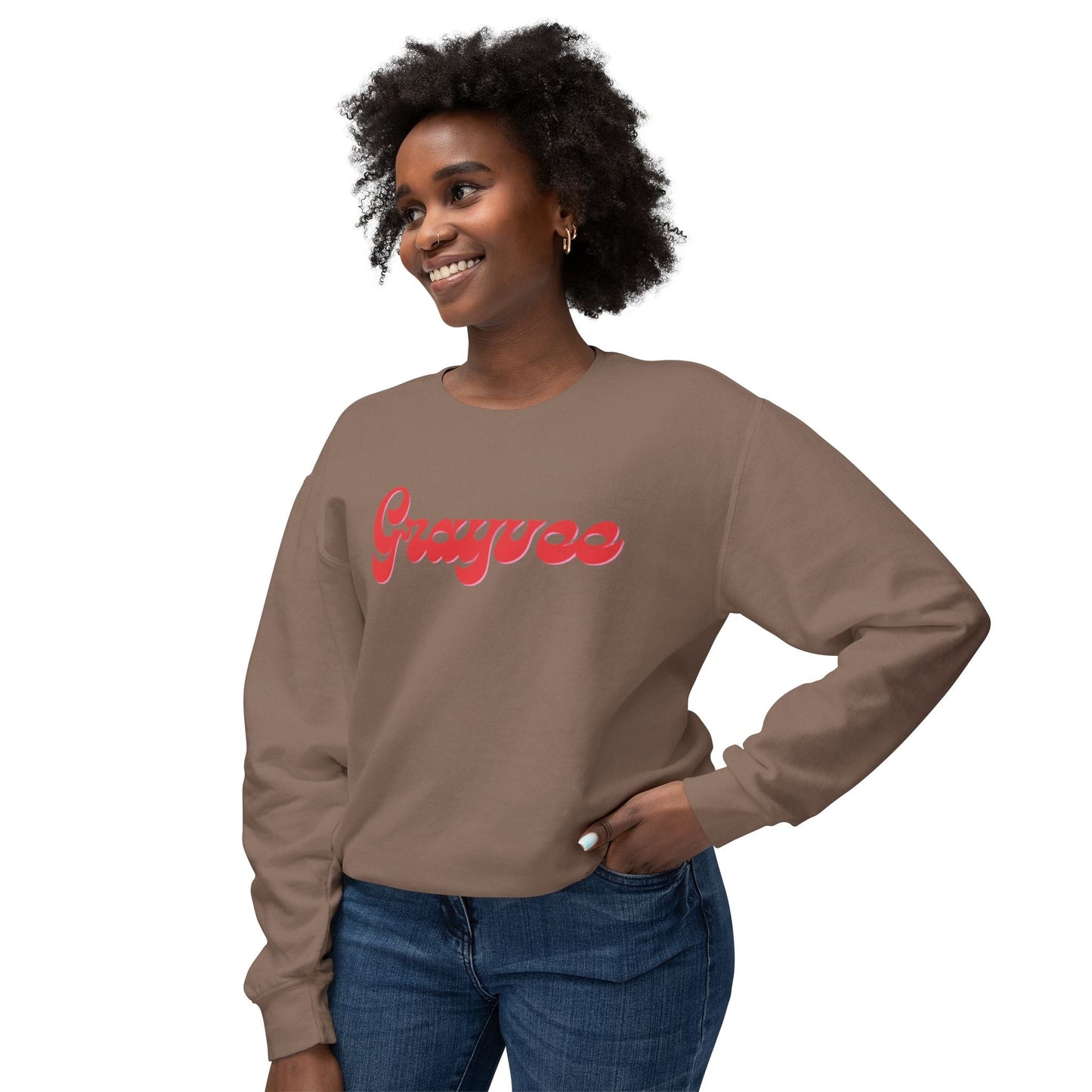 Unisex Lightweight Crewneck Sweatshirt "Grayvee"