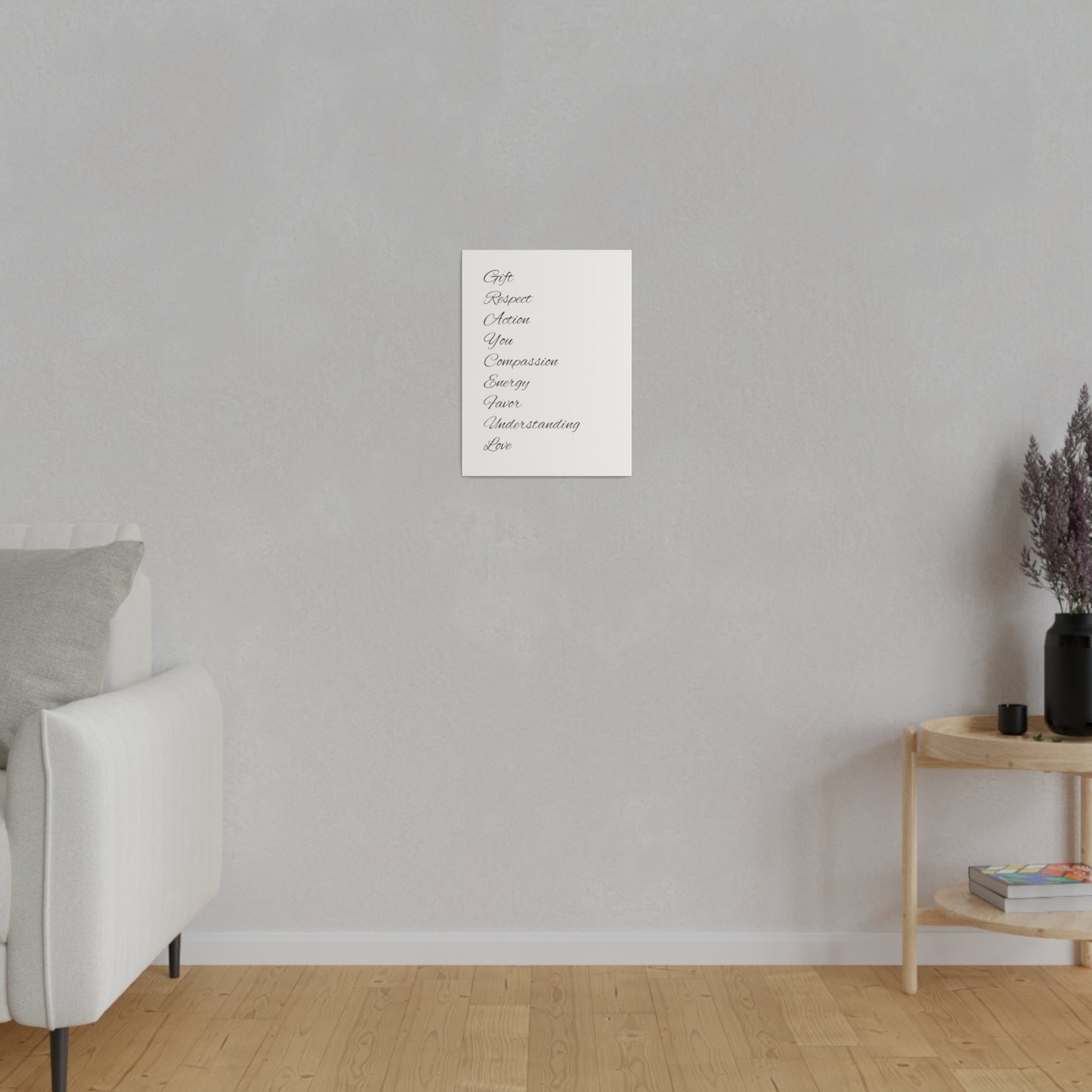 Matte Canvas, Stretched, 0.75"