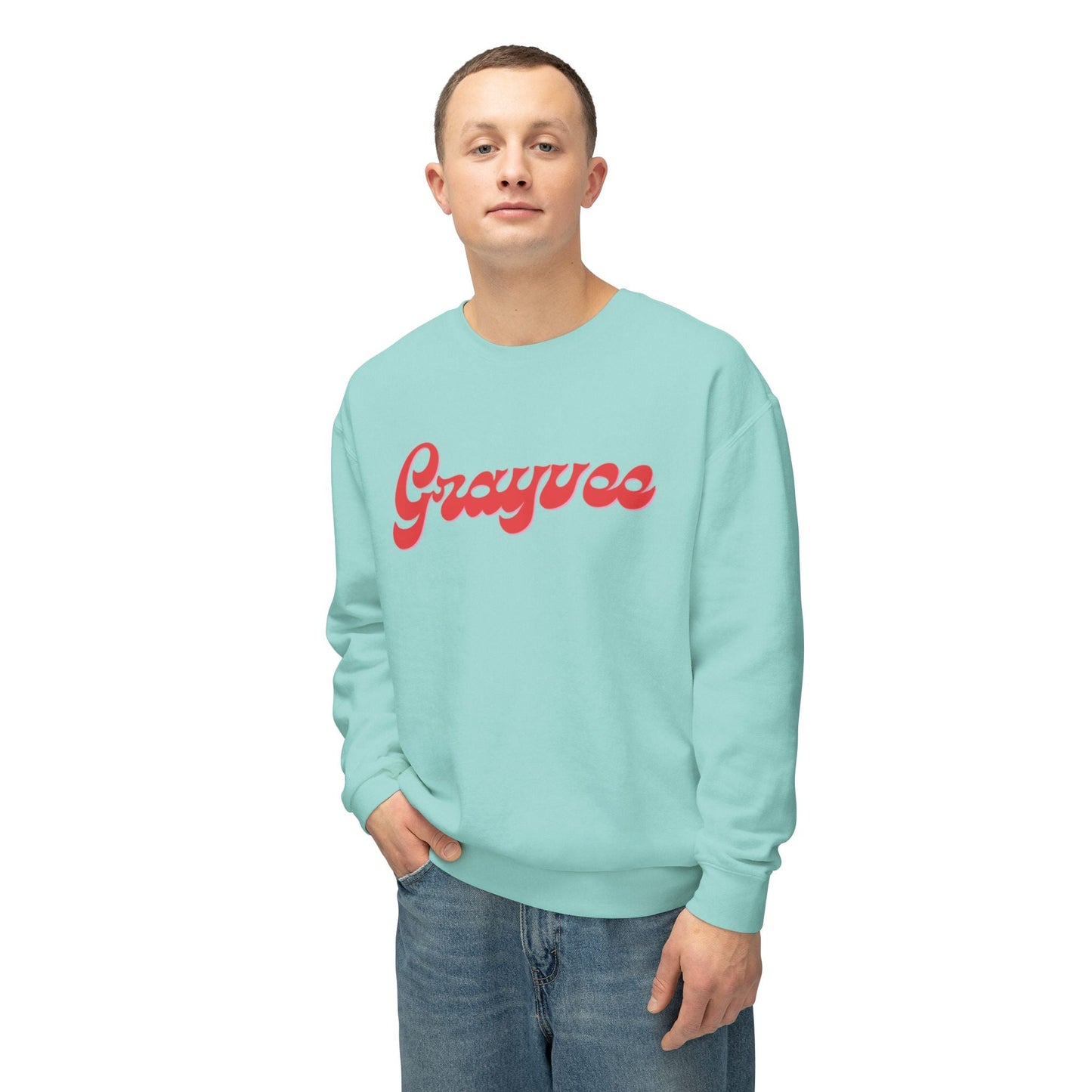 Unisex Lightweight Crewneck Sweatshirt "Grayvee"
