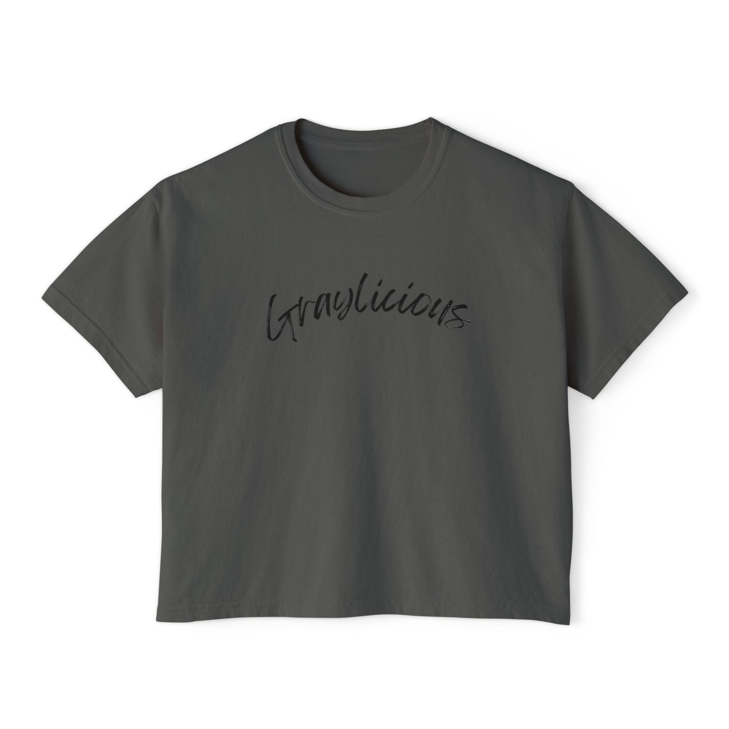 Women's Boxy Tee " Graylicious"