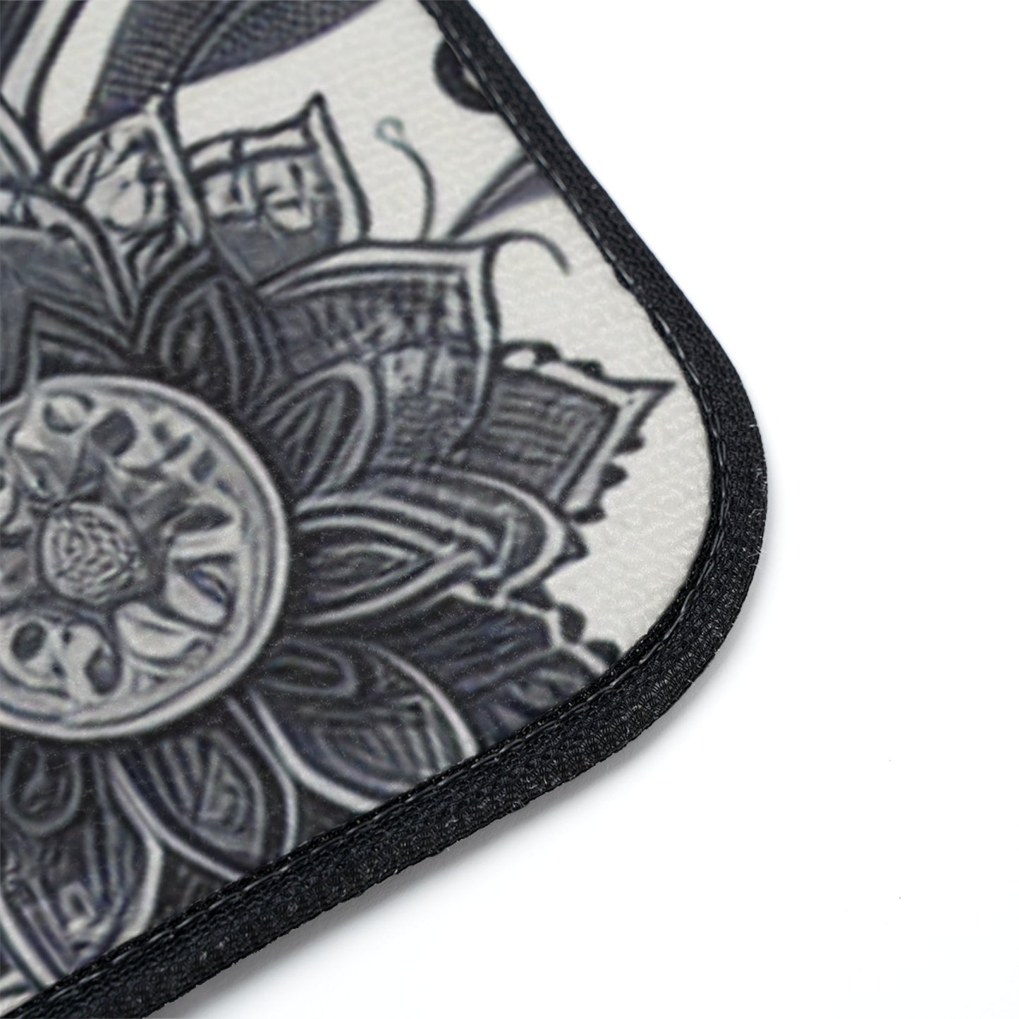 Floral Car Floor Mats, Elegant Auto Accessories, Flower Print Mats, Car Decor, Gift for Car Lovers, Home Decor