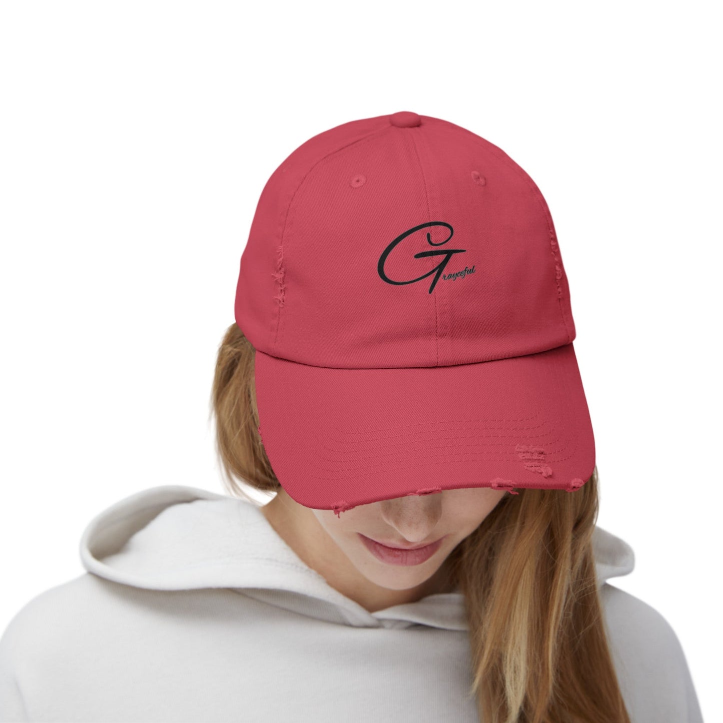 Grayceful Distressed Cap