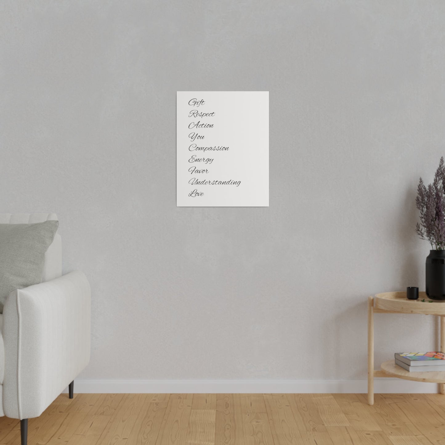 Matte Canvas, Stretched, 0.75"