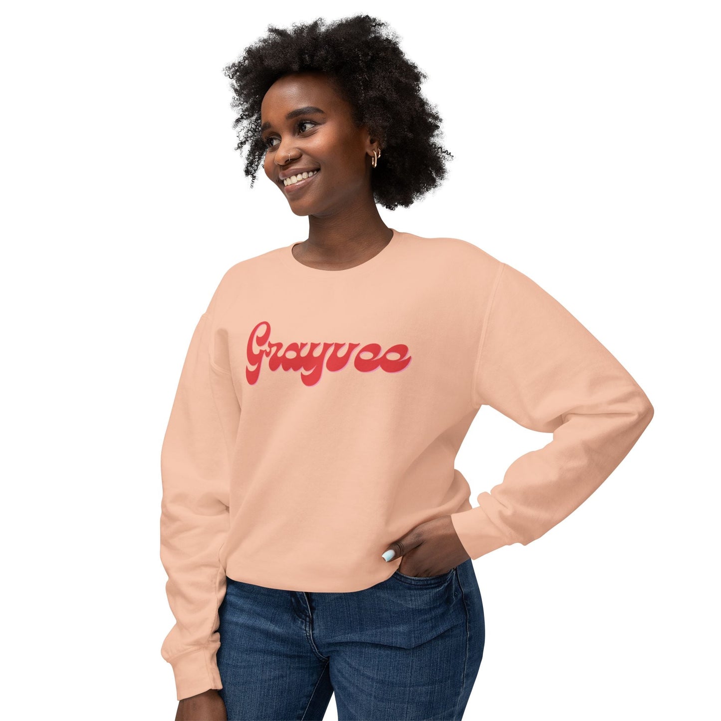 Unisex Lightweight Crewneck Sweatshirt "Grayvee"