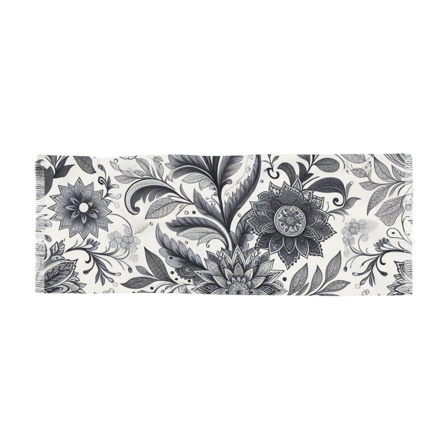 Elegant Floral Light Scarf | Fashion Accessory, Spring Outfit, Festival Wear, Gift for Mom, Trendy Wrap