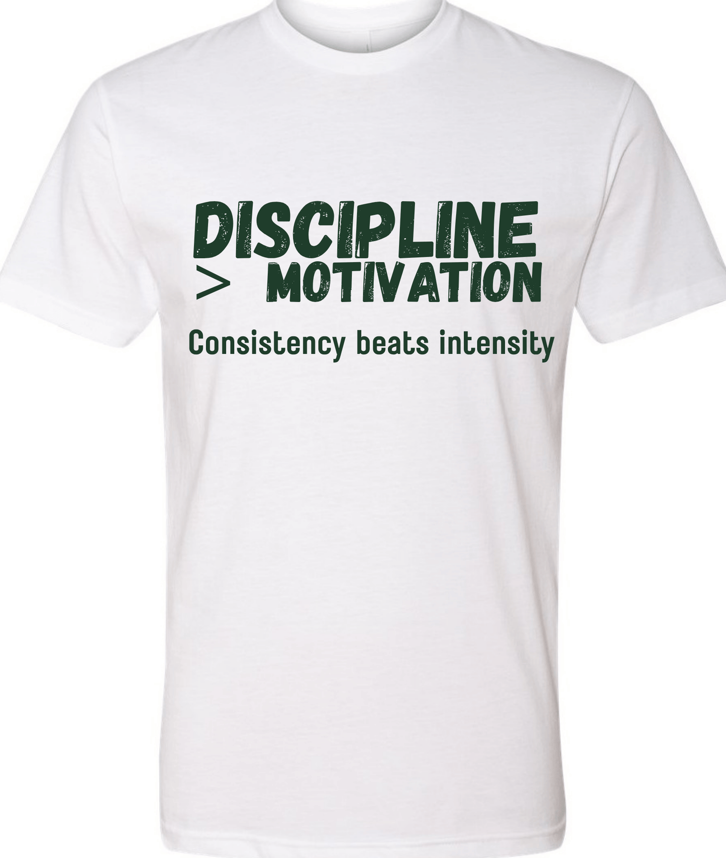 DISCIPLINE > MOTIVATION Tee | Unisex CVC Premium Blend