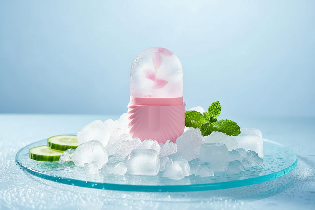 Silicone Cube Facial Ice Roller