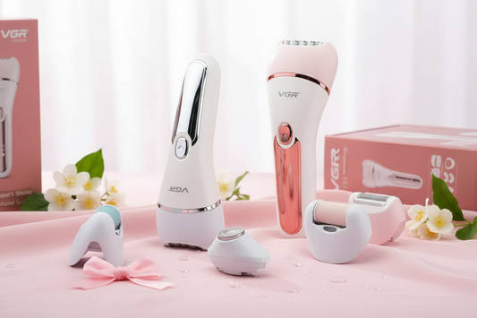 VGR Women's Epilator Shaver Set